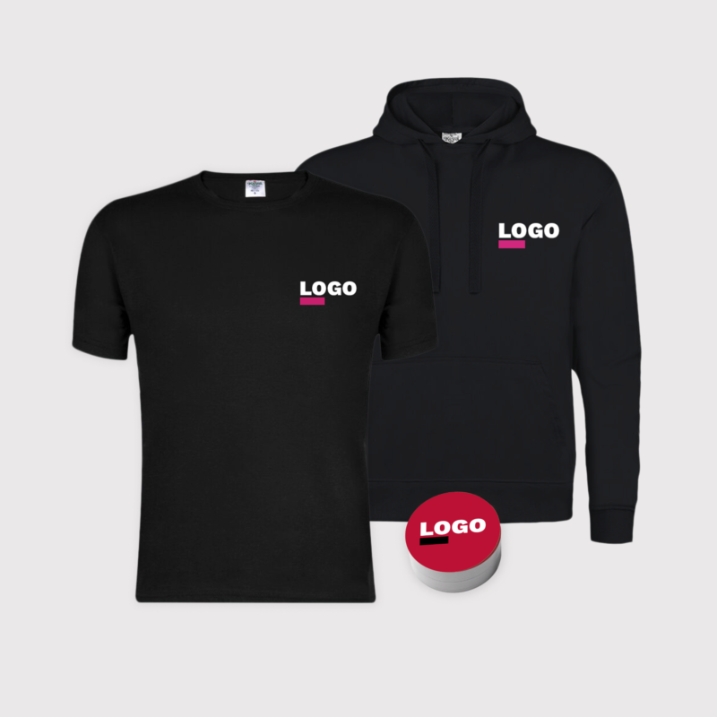 Pack: Sudadera + Camiseta + 50 Pegatinas